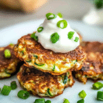 Crispy Air Fryer Zucchini Fritters