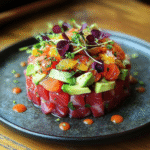 Salmon Tartare with Beetroot & Avocado
