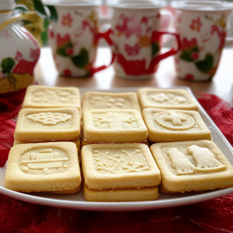 Marzipan Shortbread Cookies Recipe
