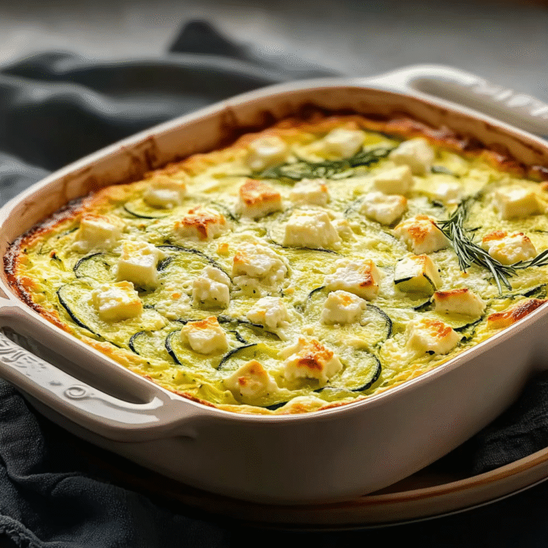 Zucchini Feta Bake